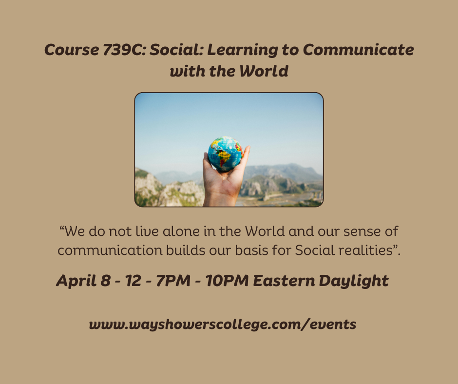 739-C: Social: Learning to Communicate with the World